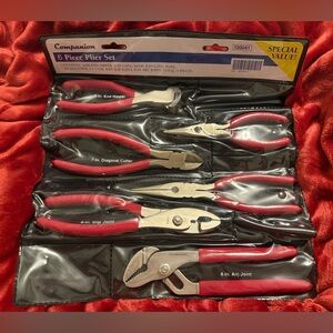 NWT Sears Companion 6 Piece Pliers Set, Made in China, early 2000’s tools